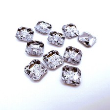 Bottoni strass 10/20 quadrati