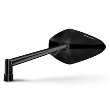 BARRACUDA COPPIA SPECCHI MOTO RETROVISORI X-VERSION BLACK ALUX MIRRORS NERO