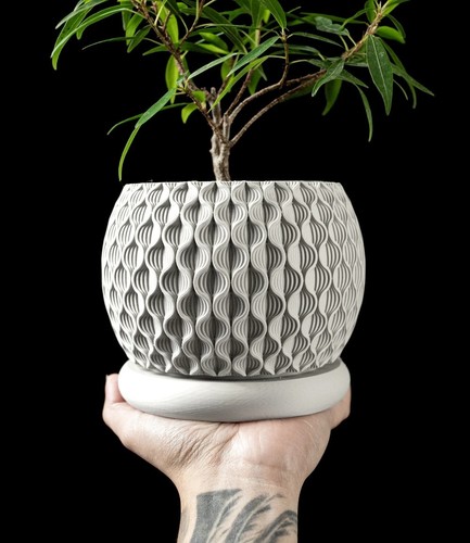 Vaso fiori design - da, 3d