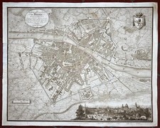 Pianta della città di Firenze