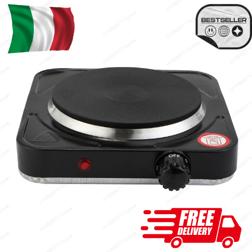 Fornello elettrico ghisa 1000w - fornello,