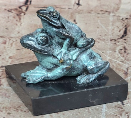 Milo statua bronzo rana - in,