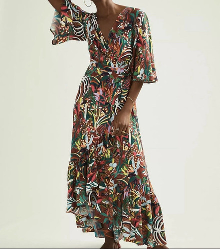 Maxi abito anthropologie farm - abito,