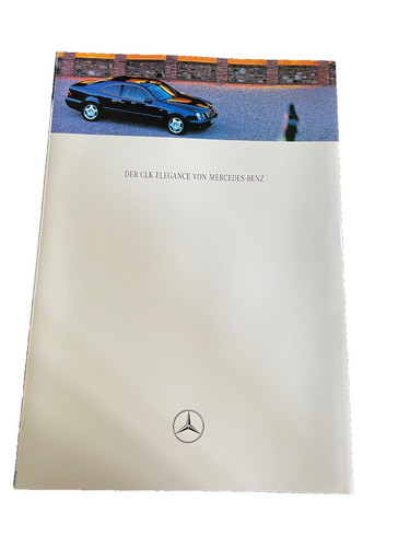 Brochure mercedes benz clk - brochure, mercedes-benz