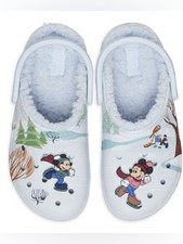 Zoccoli foderati in pile Crocs