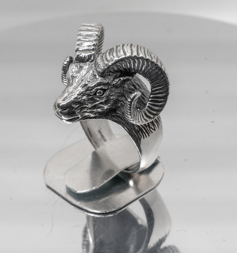 Ram testa anello teschio - ram,