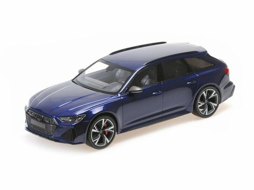 Minichamps audi rs6 blue 18 - minichamps, 1/18