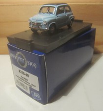 1691. BRUMM R318-08 FIAT 600D 1960 Chiusa/Closed Azzurro cenere/Ash grey- Sp.Ed.