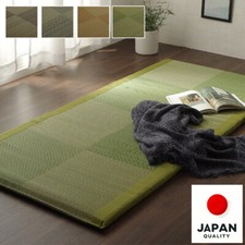 IKEHIKO Materasso Tatami Giapponese Rush Erba Pavimento Pieghevole Letto Futon 35x79 in