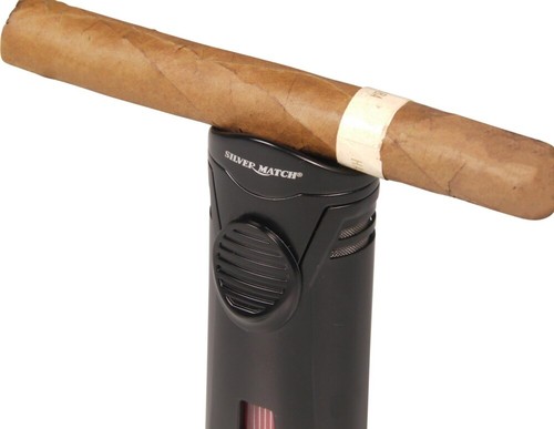 Silver match accendino - silver, jet