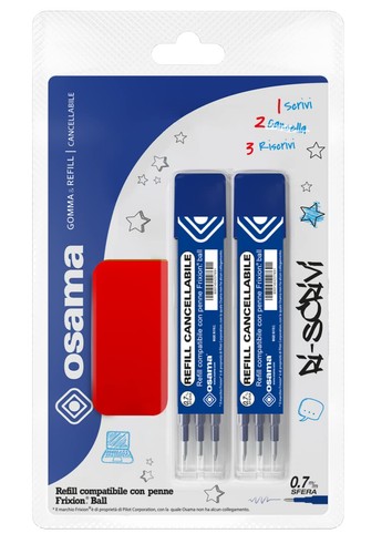 Osama kit con ricarica - -, penne