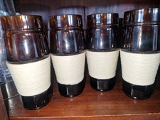 COPPIA BICCHIERI LIQUORE ANNI '70 VINTAGE MODELLO DEPOSITATO AMARO BARBERO