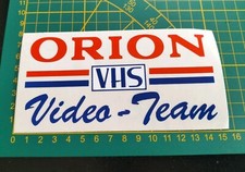 ADESIVO VINTAGE STICKER kleber Orion VHS Video Team