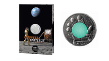 Cartelette 10€ Argent 2025 - 333/1000 Thomas Pesquet LUNE