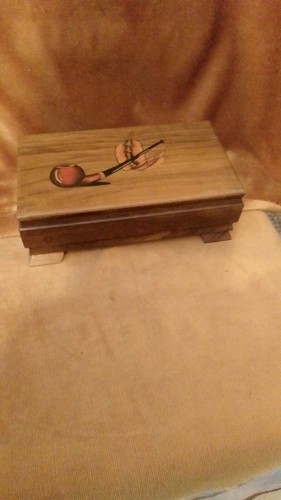 Scatola portasigari legno con - ,