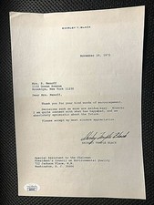  SHIRLEY TEMPLE LETTERA