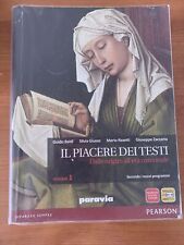 IL PIACERE DEI TESTI VOL 1 e 2 + IL LABORATORIO DELLE COMPETENZE LINGUISTICHE.