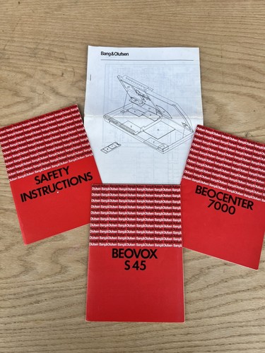 7000 type 1803 manuale - b&o,