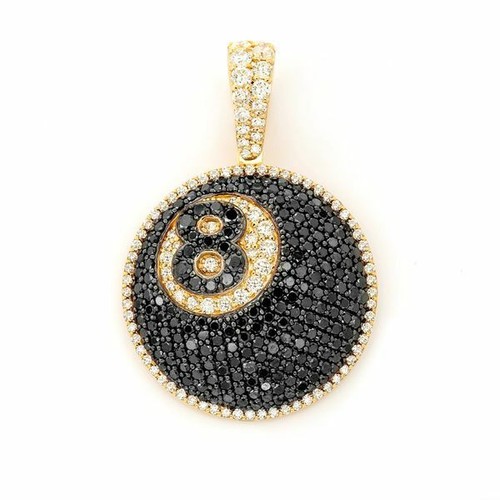 Ciondolo biliardo uomo - , zirconi