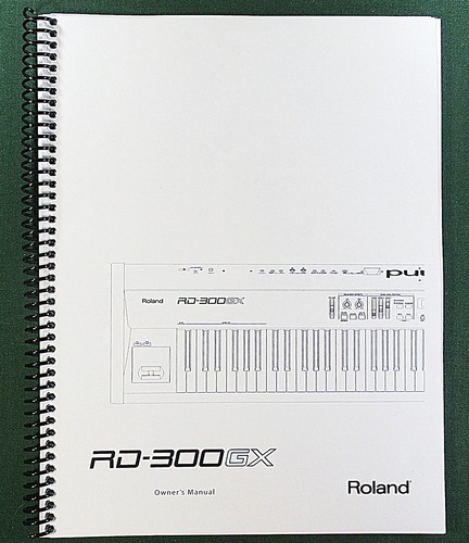 Roland 300gx owner s - roland, owner's
