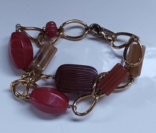 Bracciale Catena Perline Ambra