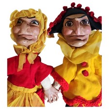 2 Antichi Pupazzi Punch e Judy