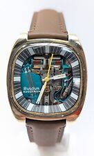 Orologio Bulova Accutron spaceview 214 vintage anni 70 ultra rare watch 36mm