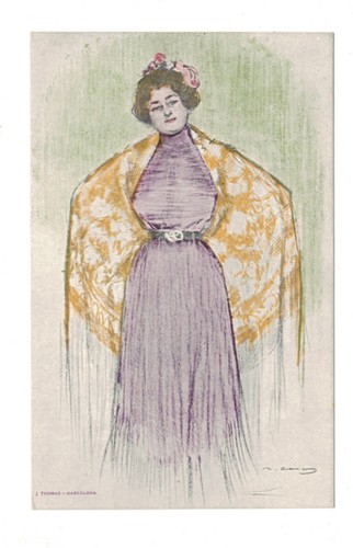 Art firmato ramon casas - firmato,