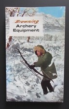 Dèpliant anni '60 BROWNING ARCHERY EQUIPMENT archi  e frecce da tiro e caccia