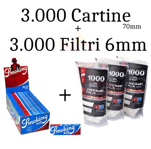 000 cartine smoking blu - cartine, 70