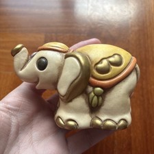 THUN Elefante Elefantino Indiano Con Cuori Oro 5x10 cm RARO IDEA REGALO ??