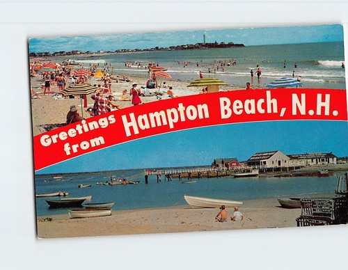 Cartolina saluti hampton - saluti, da