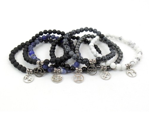 Bracciale uomo donna pietre - da,