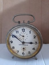 VECCHIA  SVEGLIA UNIVERSALE - ALLARME FUNZIONANTE OROLOGIO DA REVISIONARE