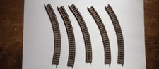 modellismo ferroviario scala N usato - n 5 Binari curvi R192 F leischmann