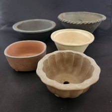 Set Di 5 Piccole Vasi Bonsai