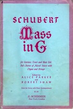 Schubert Mass in G