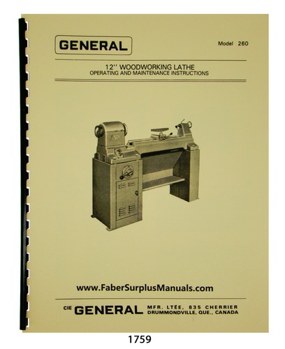 General model 260 tornio per - 260,