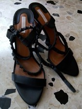 SALDI Sandali alti in vera