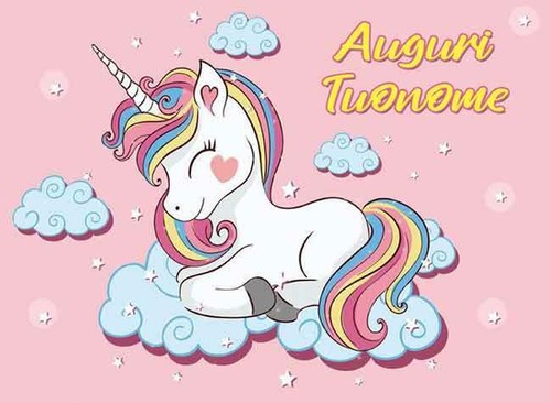Cialda unicorno 2019 - unicorno,