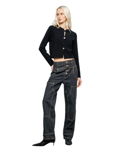 Akep donna maglia giacca nero - akep,