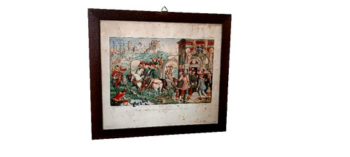 Incisione antica xix secolo - xix,