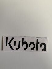 Adesivi Kubota escavatore