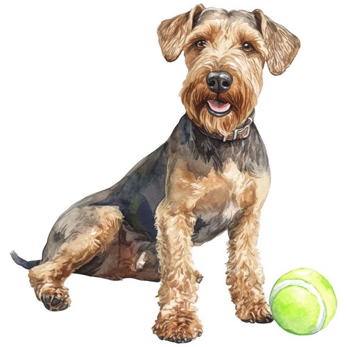 Adesivi airedale terrier - adesivi,