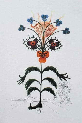 Salvador dali la pensée - la,