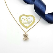 Collana orsetto dorato con - dorato,