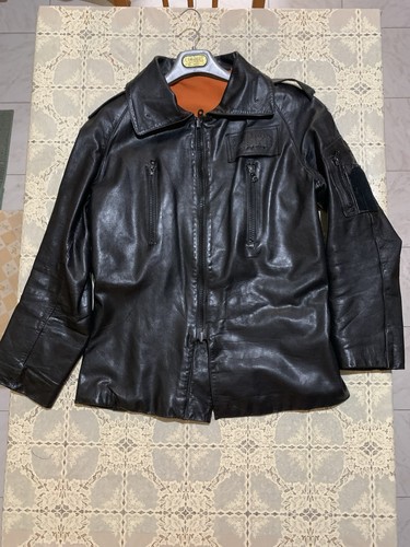 Giacca pelle polizia - giacca,