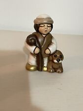 Thun Pastore Con Cane  Bianco Presepe Classico Perfetto  🥰🌷🌹