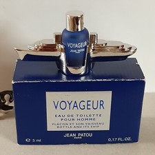 🔵Jean Patou VOYAGEUR - EdT pour Homme 5 ml ~ fantastica miniatura di profumo + nave 🔵