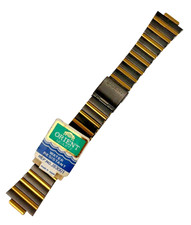 Cinturino Orologio Orient Attacco 10mm Acciaio Bicolore Donna Japan Deplo Nuovo